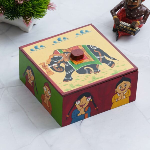 Wooden 4 boxex dry fruit box (Empty) - Image 3